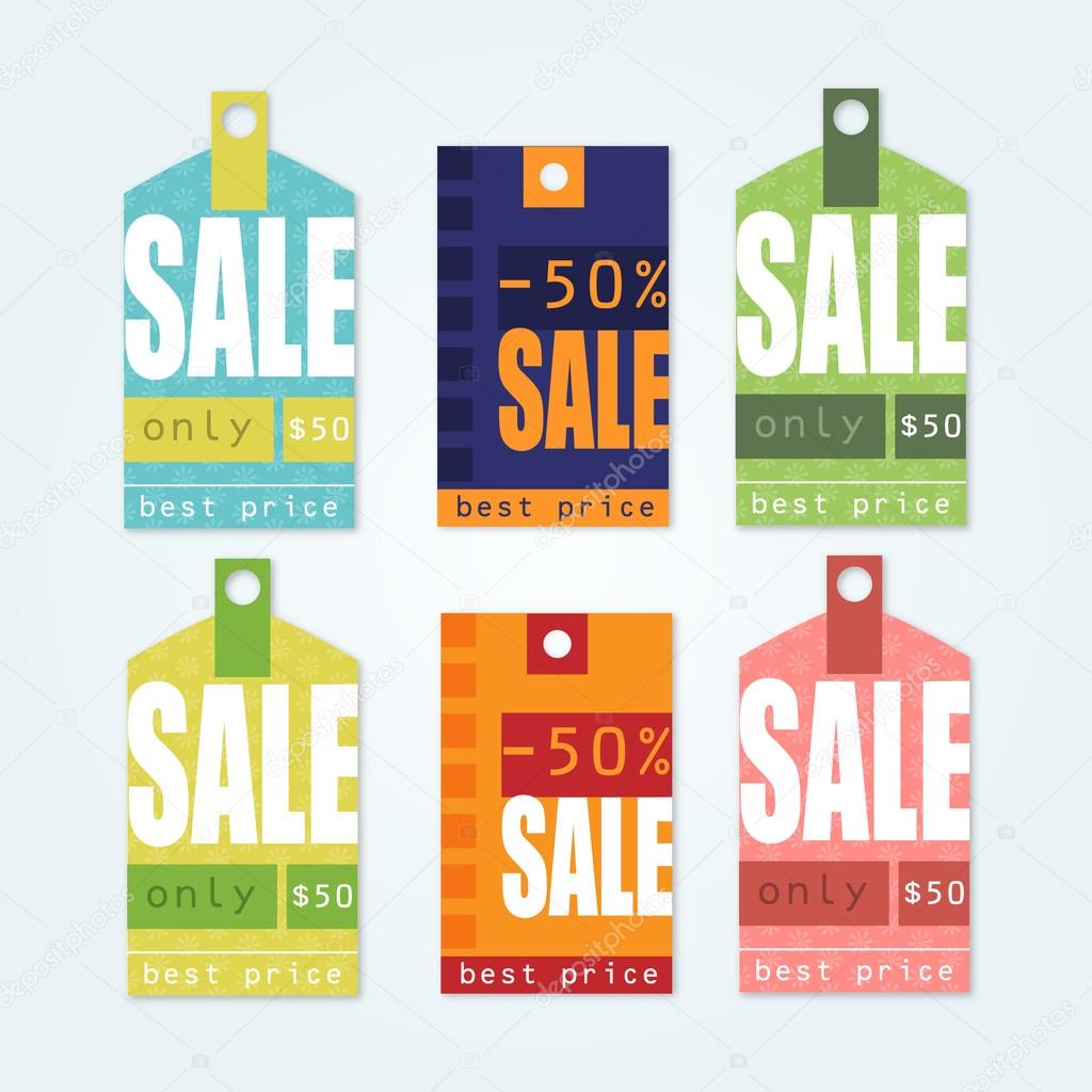 Sale Tags with sale messages