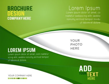 el ilanı ya da broşür şablonu