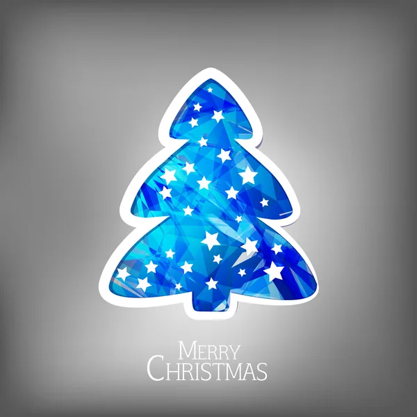 Abstracto árbol de Navidad fondo — Vector de stock