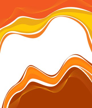 Tasarım pürüzsüz dalga eğri çizgiler