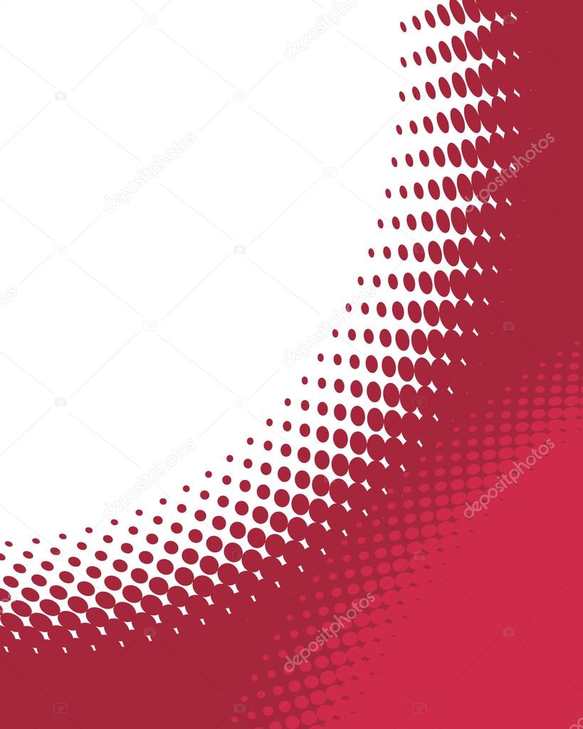 Abstract red halftone background. — Stock Vector © igordudas 107416584