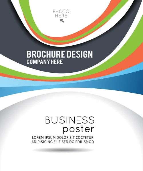 Magazine or brochure design — Stock Vector