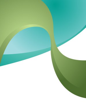 Arka plan dalgalar - broşür tasarım veya el ilanı ile