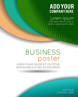 profesyonel iş tasarım düzeni şablonu