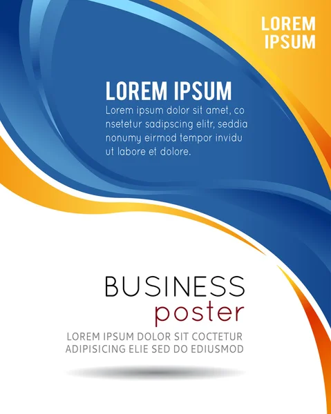 Business background design layout template — Stock Vector