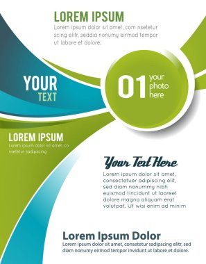 Dergi kapağı, tasarım şablonu. Soyut vektör arkaplanı.