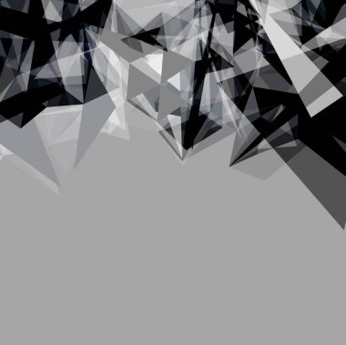 Fütürist Tasarım, üçgenli arkaplan - broşür tasarımı veya broşür