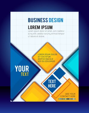 Soyut iş geçmişi. Broşür ya da broşür şürü