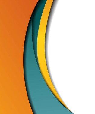 Broşür veya el ilanı için arkaplan konsepti tasarımı, soyut vektör illüstrasyonu