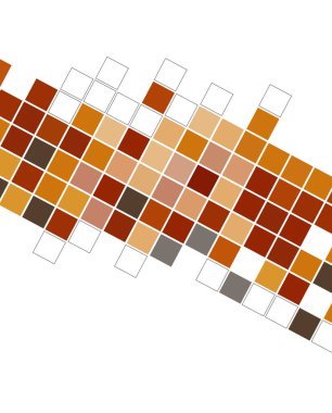 Tasarımınız için soyut geometrik küp arkaplanı. Vektör illüstrasyonu.