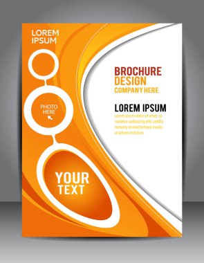Modern broşür tasarım içeriği arka planı. Desen şablonu