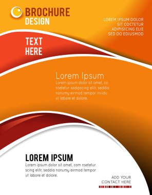 Vektör broşürü, broşür, dergi kapağı ve poster şablonu