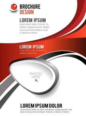 Dergi kapağı, tasarım şablonu. Soyut vektör arkaplanı.