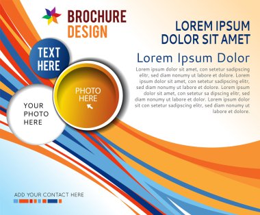 Broşür tasarım içerik arka plan.