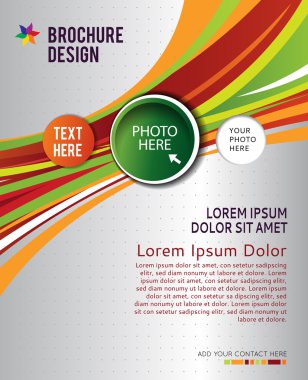 Broşür tasarım içerik arka plan