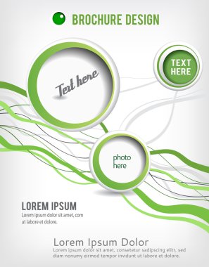 Soyutlama ile resimli renkli düzen. Dergi kapağı, bu