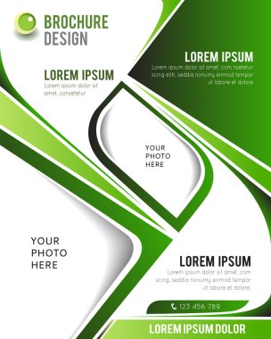 Broşür veya el ilanı için arka plan.