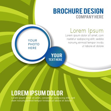 Soyut tasarım düzeni şablonu