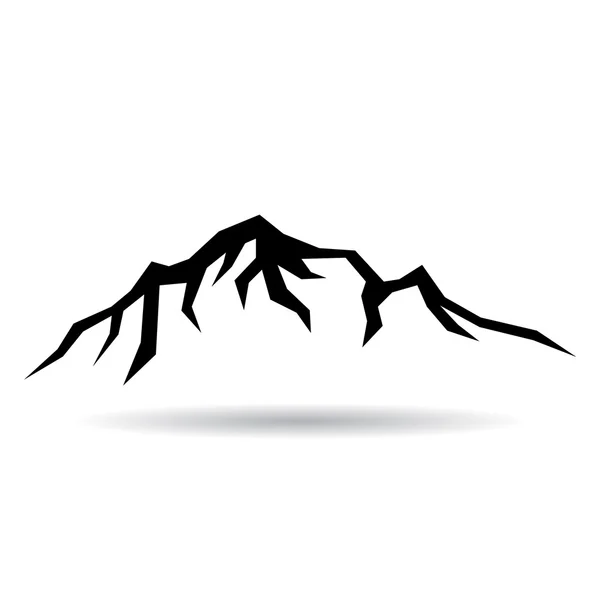 Mountain vector icon — Stock Vector