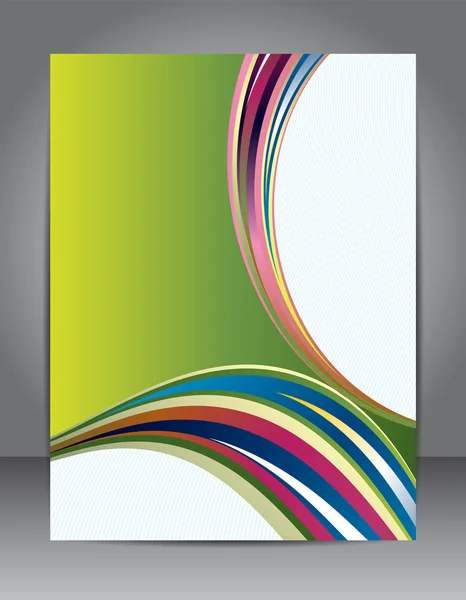 Abstracte achtergrond sjabloon. poster of folder — Stockvector