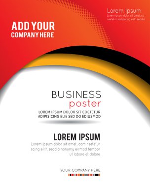 Profesyonel iş tasarım düzeni