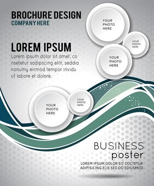 Brochure design or flyer — Stock Vector