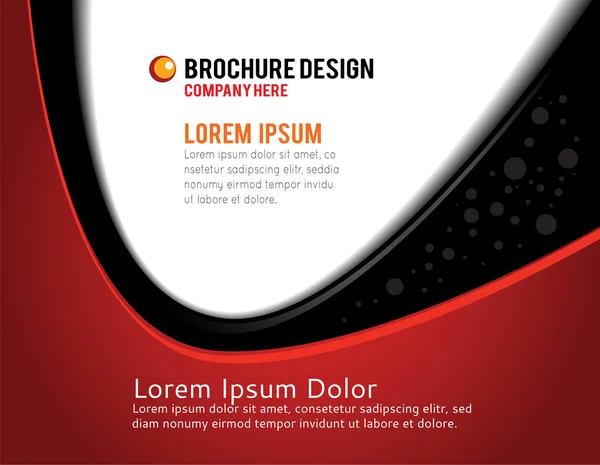 Flyer of brochure sjabloon — Stockvector