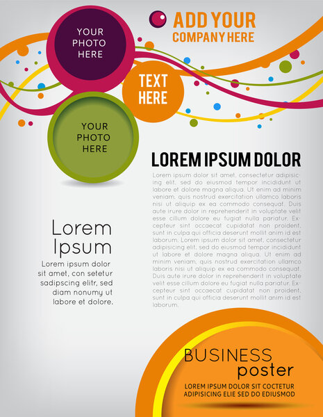 Шаблон флаера или брошюры
