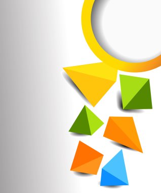 İş sunumlarınız için illüstrasyon.