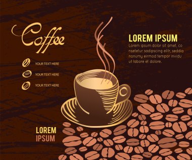 Restoran, Cafe, bar kahvehane için menü