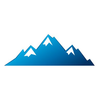 mavi dağ simgesi