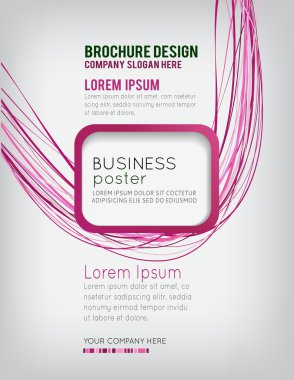 el ilanı ya da broşür şablonu