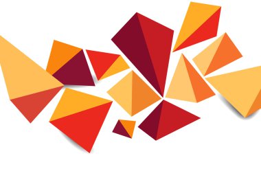 iş sunumları soyut şablonu