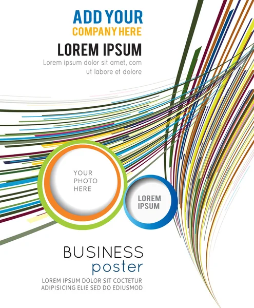 Абстрактный дизайн флаера или брошюры — стоковый вектор