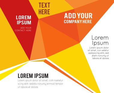 Fütüristik üçgenler arka plan