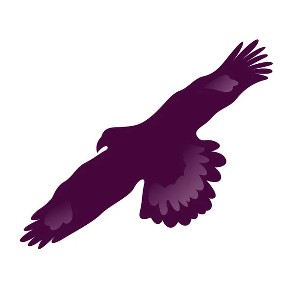 Eagle fågel symbol — Stock vektor