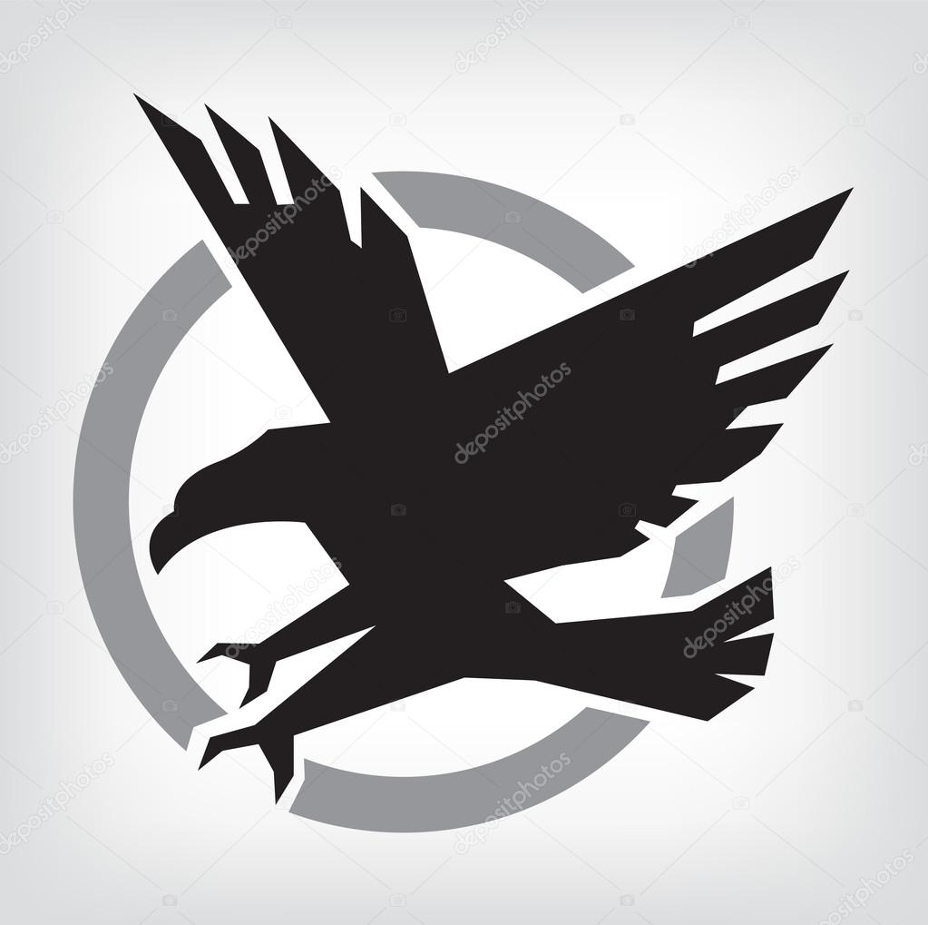 Eagle, bird symbol — Stock Vector © igordudas 84901060