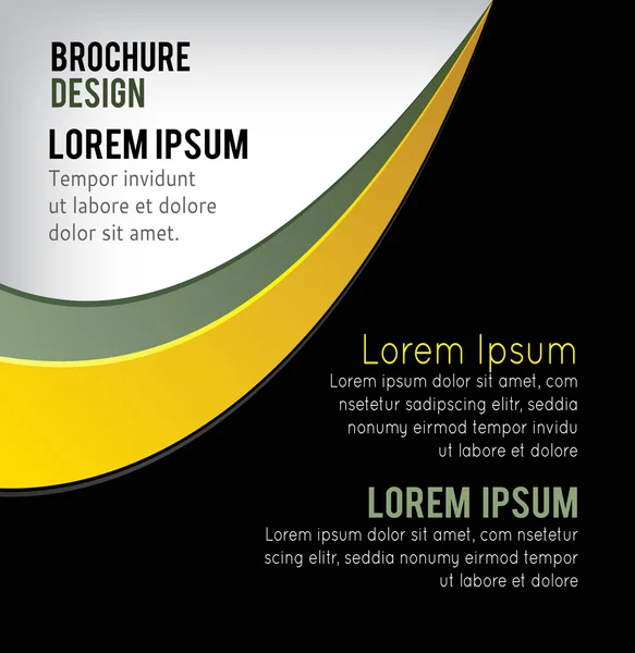 Broşür tasarımı, içerik arka plan. — Stok Vektör