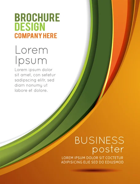 Brochure, flyer, magazine, poster template — Stock Vector