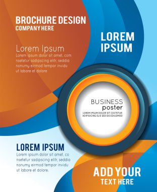 broşür veya el ilanı arka plan