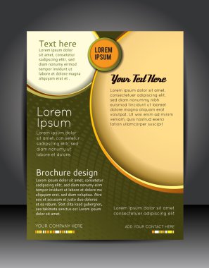 İş Tanıtım tasarım şablonu