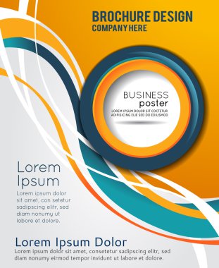 broşür veya el ilanı arka plan