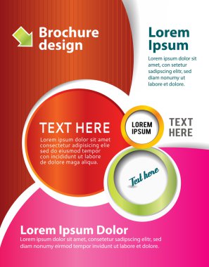 İş Tanıtım tasarım şablonu