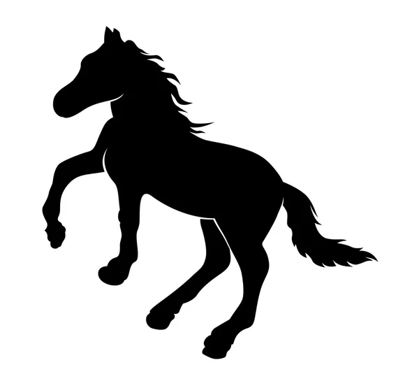 Logotipo del caballo, emblema — Vector de stock