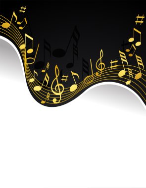 Altın müzik notlar