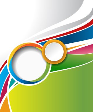 Dalgalarla soyut arkaplan