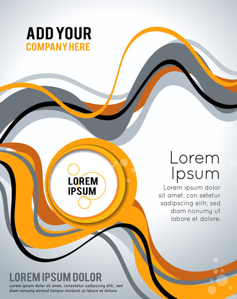 Стильная презентация бизнес-плаката
