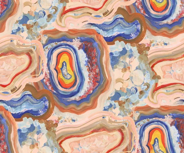 Abstrato padrão multicolorido sem costura com textura mineral multicolorida — Fotografia de Stock