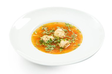 Tavuklu sebze çorbası.