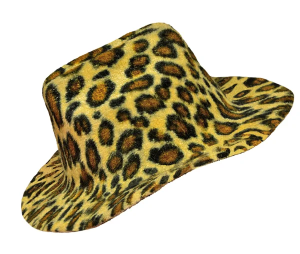 Sombrero de Ladie de color leopardo —  Fotos de Stock